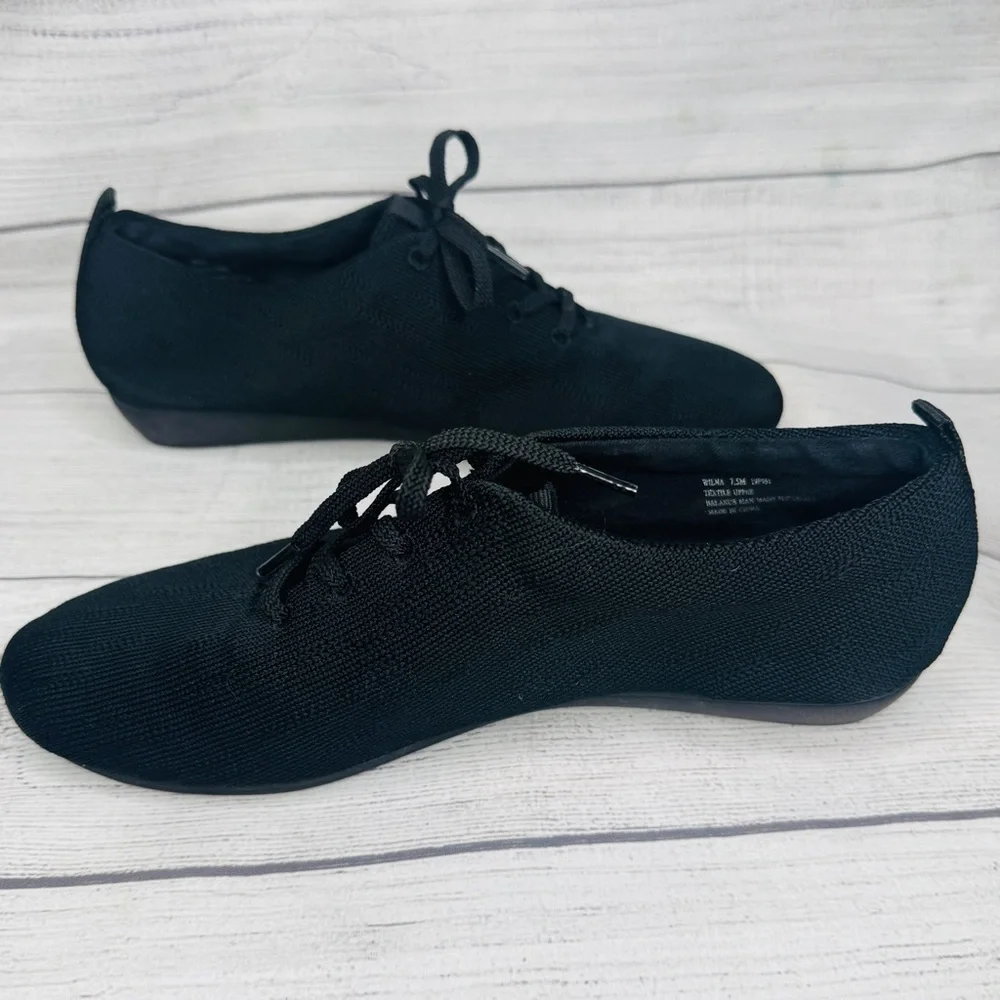 OTBT Wilma Black Textile Lace up‎ Sneakers Shoes Size 7.5